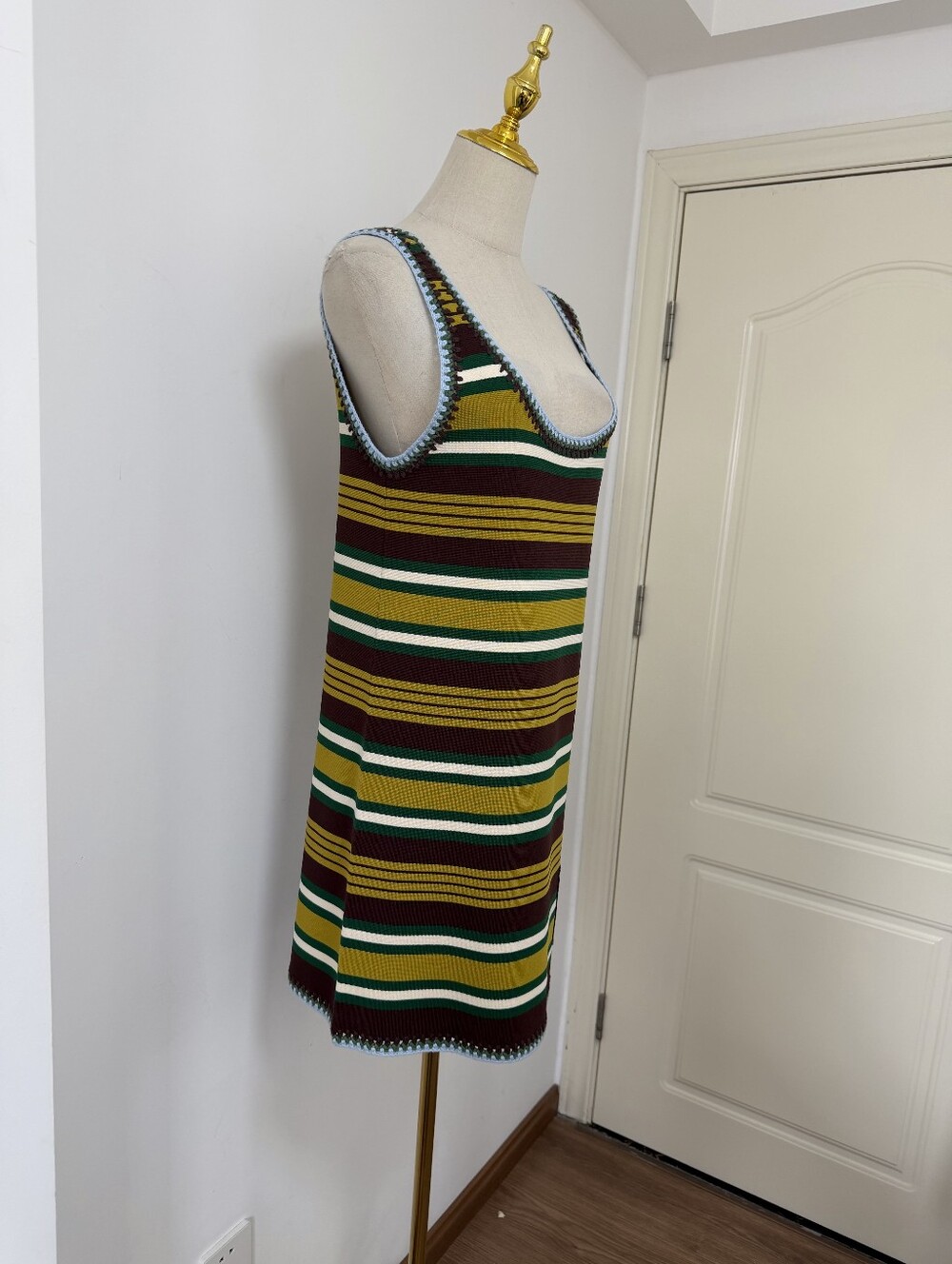 Alemais Clover striped knitted minidress - Picture 8 of 13
